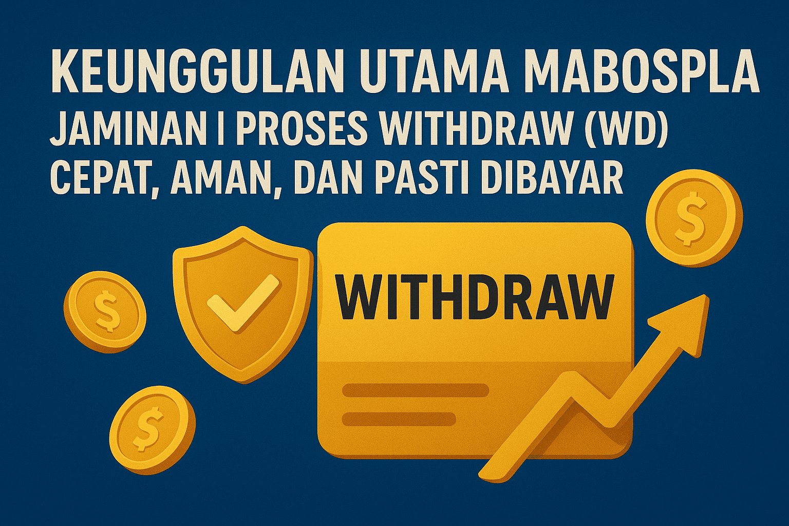Keunggulan Utama Mabosplay: Jaminan Proses Withdraw (WD) Cepat, Aman, dan Pasti Dibayar